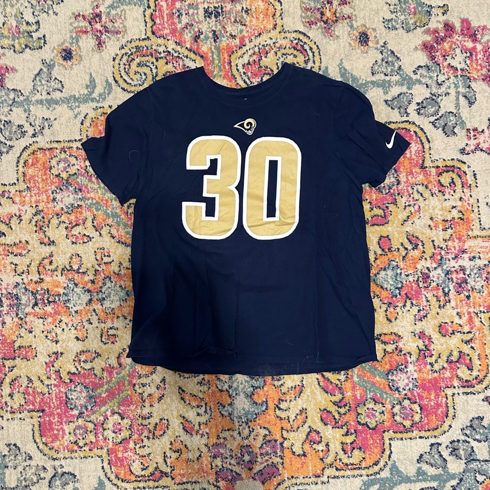 Nike Black and Gold Rams T-Shirt